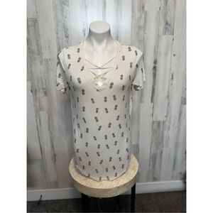Zoe + Liv pineapple shirt